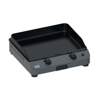 Plaque de cuisson gaz Eno fusion 60 60 cm gris - noir