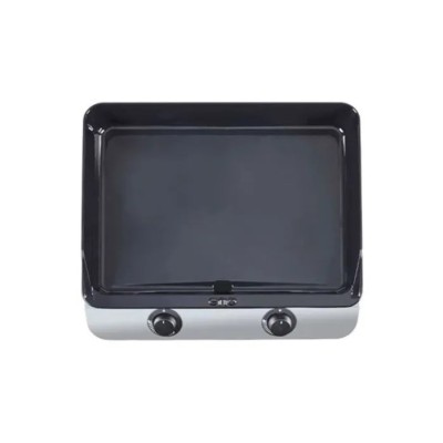 Plancha de gas Eno Combo fusion 60 con carro de acero inoxidable de 120 cm