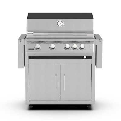 Grill Brabura Fusion 400 rs z wózkiem ze stali nierdzewnej o długości 160 cm