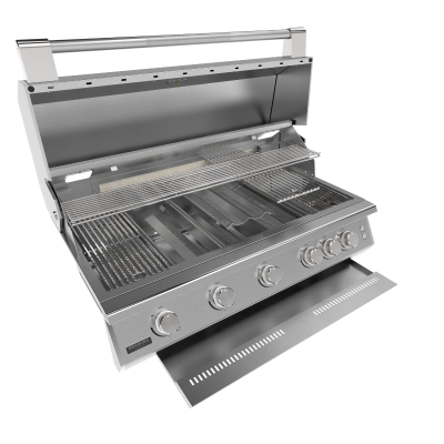 Barbecue encastrable Brabura bgg0014 Fusion 500 rs 100 cm en acier inoxydable