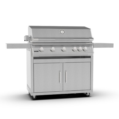 Grill Brabura Fusion 500 rs z wózkiem ze stali nierdzewnej o długości 180 cm