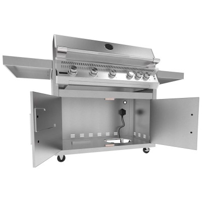 Grill Brabura Fusion 500 rs z wózkiem ze stali nierdzewnej o długości 180 cm
