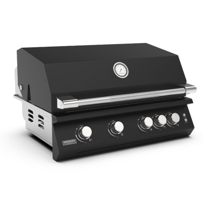 Brabura Fusion 400 rm barbecue con carrello 160 cm nero