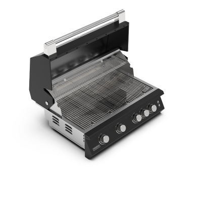 Brabura Fusion 400 rm barbecue con carrello 160 cm nero