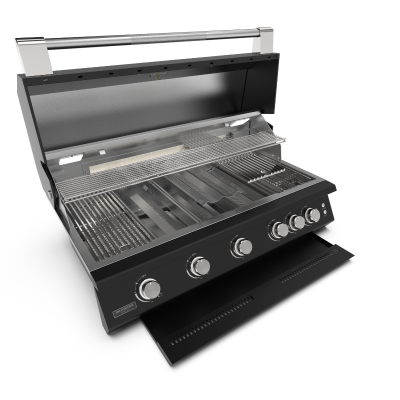 Barbecue encastrable Brabura bgg0016 Fusion 500 rs 100 cm noir