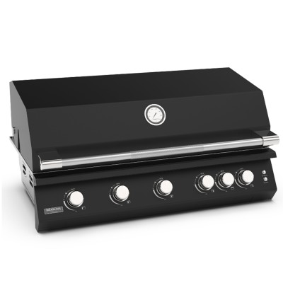 Barbacoa Brabura Fusion 500 rs con carro 180 cm negra
