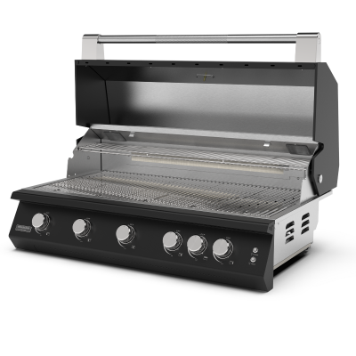 Barbecue Brabura Fusion 500 rs avec chariot 180 cm noir