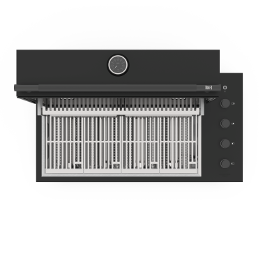 Barbecue encastrable Brabura bgg0018 box-q 103 cm noir