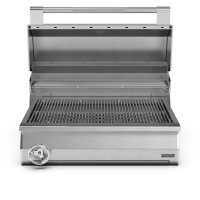 Barbacoa de carbón Brabura bcg0001 Ember 800 con carro de acero inoxidable de 160 cm