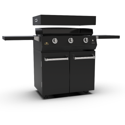Brabura L class matte 30 piastra con carrello 173  cm nero
