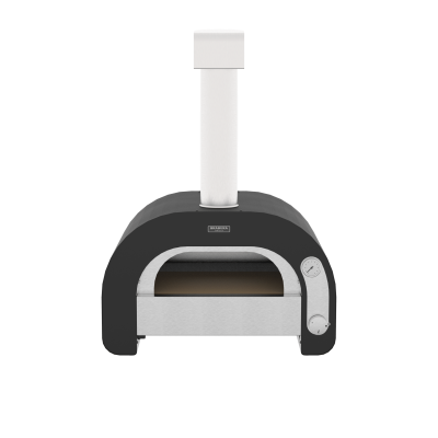Horno de pizza de encimera Brabura bgg0017 Maestro 60 de 75 cm en acero inoxidable