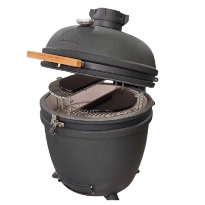 Barbecue à charbon Brabura Bison Kamado 22 60 cm Noir