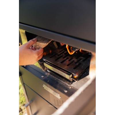 Oveneat Forte-80 Holzofen indirektes Kochen im Freien H 210 cm