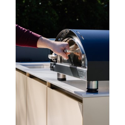 Piec gazowy do pizzy Oveneat Argo 60 cm, czarny, blatowy