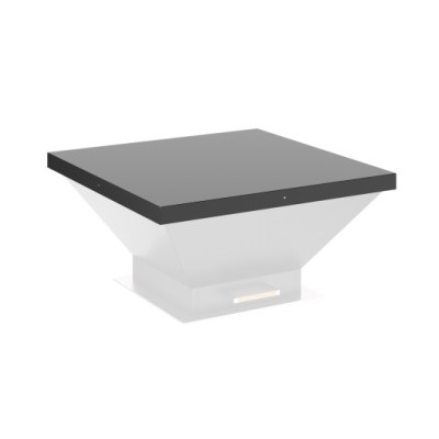 Oveneat Bbq - Plancha barbecue à bois 81 cm anthracite