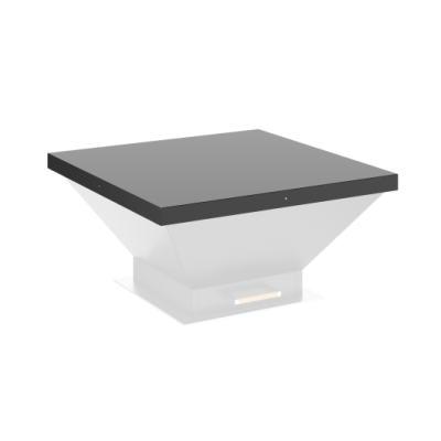 Grill Oveneat BBQ Combo z wolnostojącym uchwytem na drewno 150 cm, czerwony