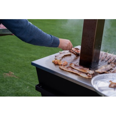 Oveneat BBQ Prodigy wolnostojący grill opalany drewnem, 60 cm, antracyt