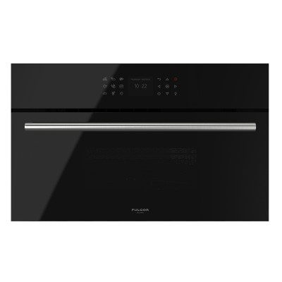 Fulgor fcmo 310 tem bk Plano Einbau-Mikrowelle H 45 cm schwarz
