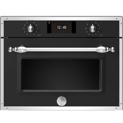 Bertazzoni f457hermwtne four à micro-ondes combiné encastrable 60 cm noir