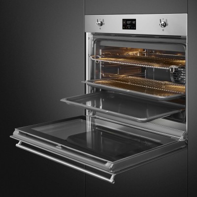 Smeg sf7302tx built-in multifunction oven 70 cm stainless steel