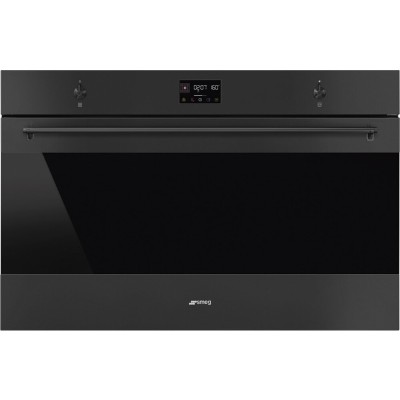 Four pyrolyse encastrable Smeg sfp9302tn 90 cm noir