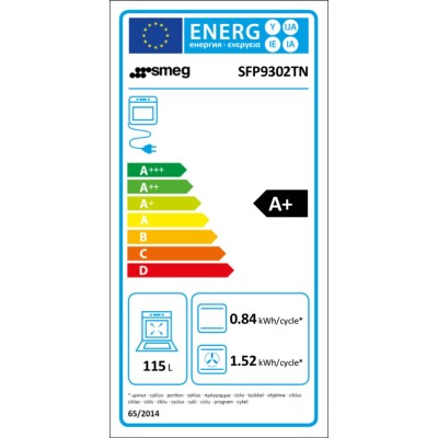 Smeg sfp9302tx 90cm Einbau-Pyrolyseofen Edelstahl