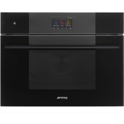 Smeg so4104s4pb3 forno combinato a vapore da incasso h 45 cm nero