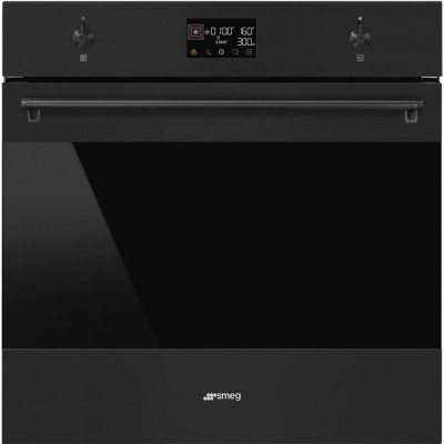 Horno microondas combinado empotrable Smeg so6302m2n galileo speedwaveXL de 60 cm, color negro