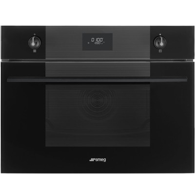 Four à micro-ondes encastrable Smeg SO4101M0B3 H 45 cm Noir