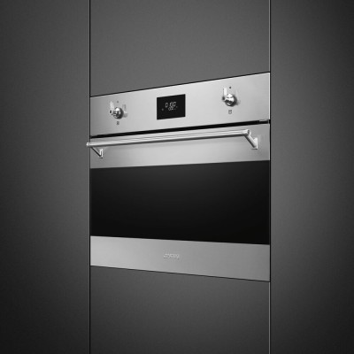 Smeg so4301m0x Einbau-Mikrowelle mit Grill H 45 cm Edelstahl