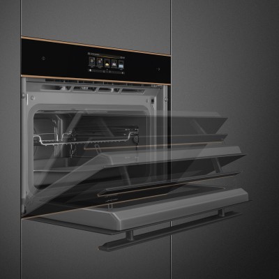 Smeg so4606wapnr Galileo Omnichef built-in oven h 45 cm black