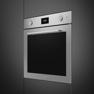 Horno de vapor combinado empotrable Smeg so6401s2x Galileo SteamOne de 60 cm en acero inoxidable