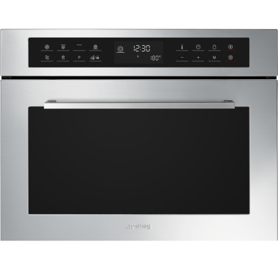 Smeg sf4400mcx1 built-in microwave oven h 45 cm stainless steel