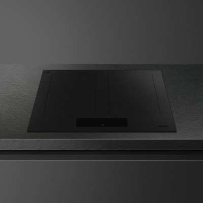 Placa de inducción Smeg sim3644mb de 60 cm, vitrocerámica negra