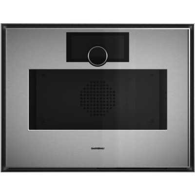 Horno de vapor combinado empotrable Gaggenau GS450120 h 45 cm acero inoxidable - cristal
