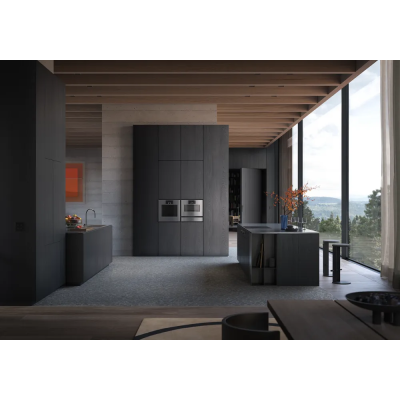 Horno de vapor combinado empotrable Gaggenau GS450120 h 45 cm acero inoxidable - cristal