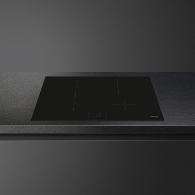 Smeg si1b2742d induction hob 75 cm glass ceramic black