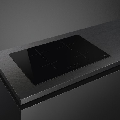 Smeg si1b2742d induction hob 75 cm glass ceramic black