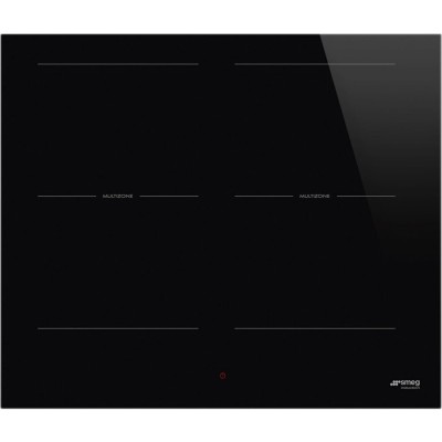 Placa de inducción Smeg si2m5643d1 de 60 cm, vitrocerámica negra