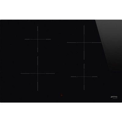 Smeg si5743d1 induction hob 75 cm glass ceramic black