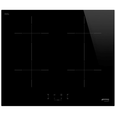 Smeg sib2641d 60cm induction hob glass ceramic black