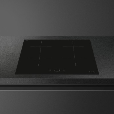 Smeg sib2641d 60cm induction hob glass ceramic black