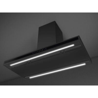Smeg klti9l4mb cappa isola 90 cm nero opaco