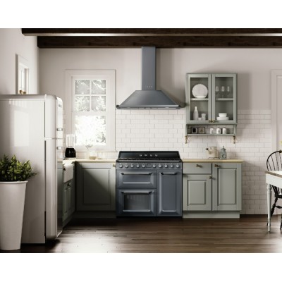 Smeg kt110gre Wandhaube 110 cm grau - schiefergrau