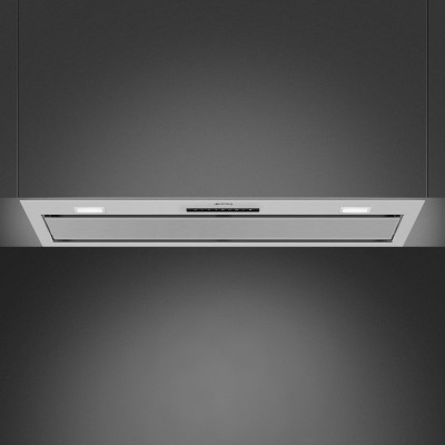 Hotte aspirante encastrable sous meuble Smeg ksg9p4x 90 cm en acier inoxydable