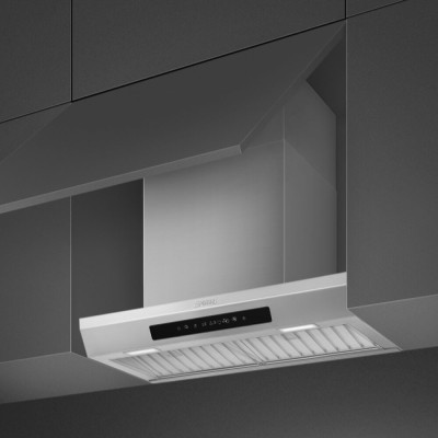 Smeg ksgt64x Design cappa incasso sottopensile 60 cm acciaio inox