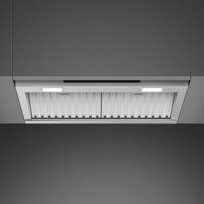 Hotte aspirante design encastrable sous meuble Smeg ksgt64x 60 cm inox