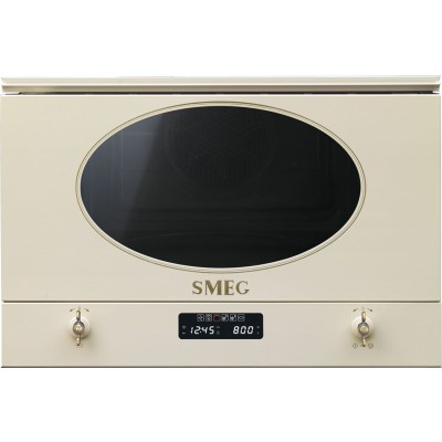 Smeg mp822po coloniale forno a microonde da incaso h 40 cm panna