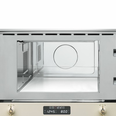 Smeg mp822po coloniale forno a microonde da incaso h 40 cm panna