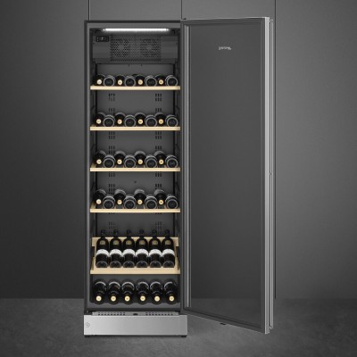 Smeg scv115g wine cellar 60 cm h 185 freestanding